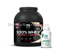 NEW 100% Whey Protein 2kg vanilka + Magnesium 90 kapslí ZDARMA