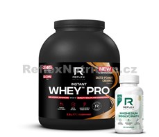 NEW Instant Whey PRO 2,2kg slaný arašídový karamel + Magnesium 90 kapslí ZDARMA